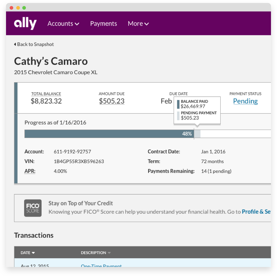 Ally Auto Payment Samsons Fruit